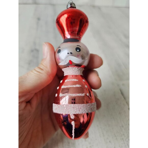 Vintage mercury glass soldier nutcracker ornament carlini? Xmas tree - Picture 7 of 8